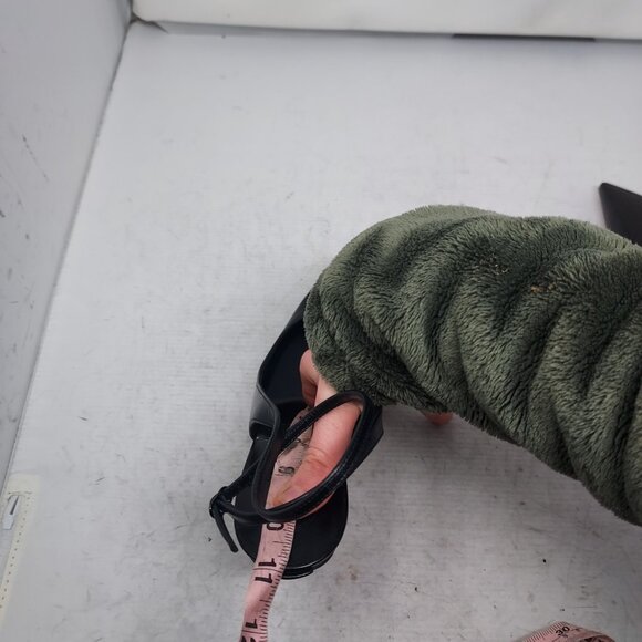 Christian Louboutin Black Strappy Condora Leather Heel Shoe - Picture 7 of 15